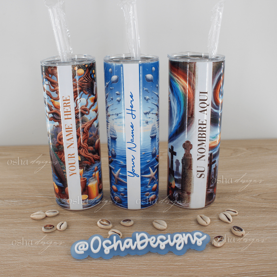 Yemaya Oshun Oya Tumblers 20oz Stainless Steel
