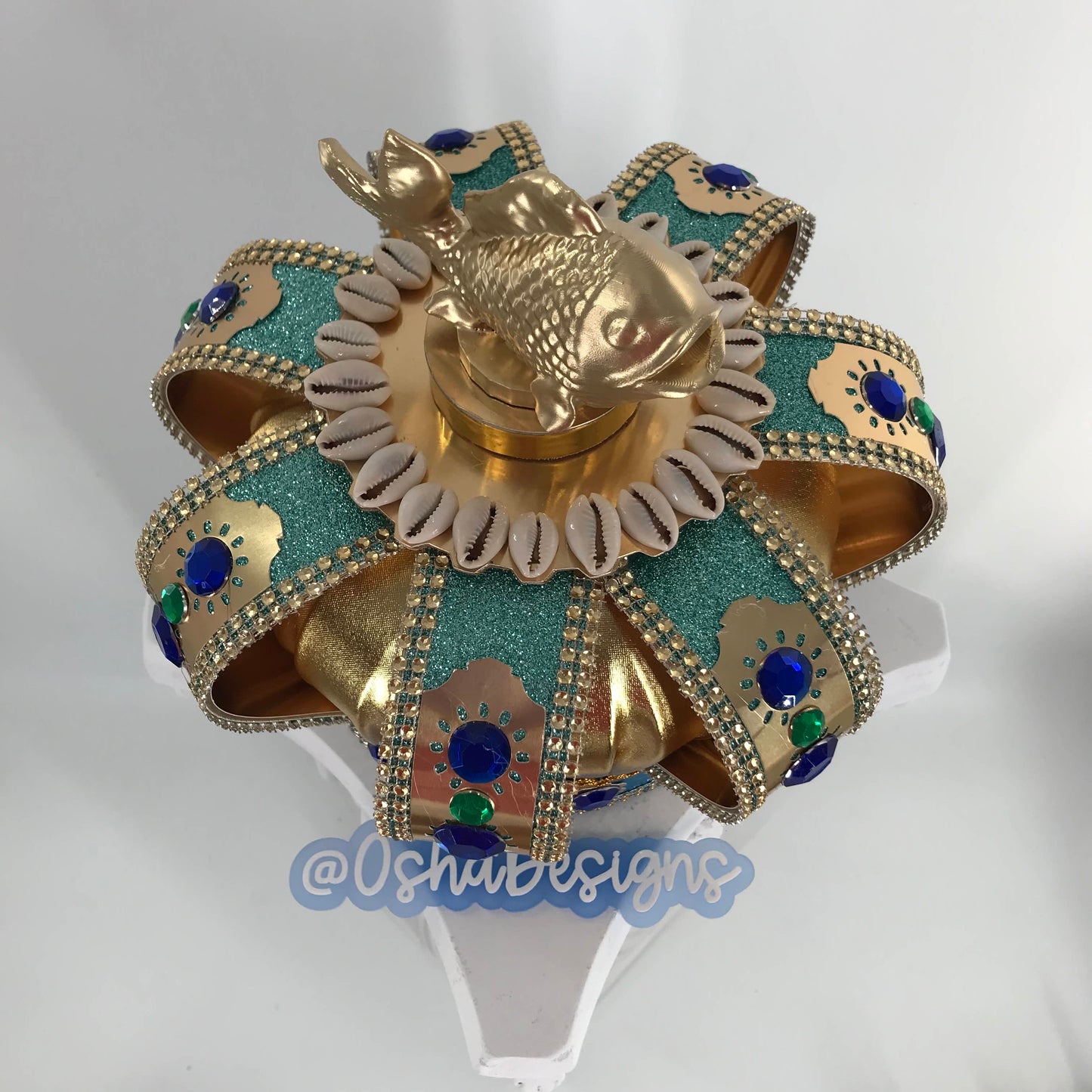 Gold and Blue Crown for Orisha Inle