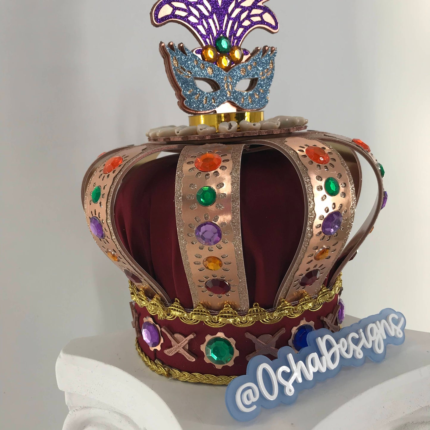 Oya Crown with Masquerade