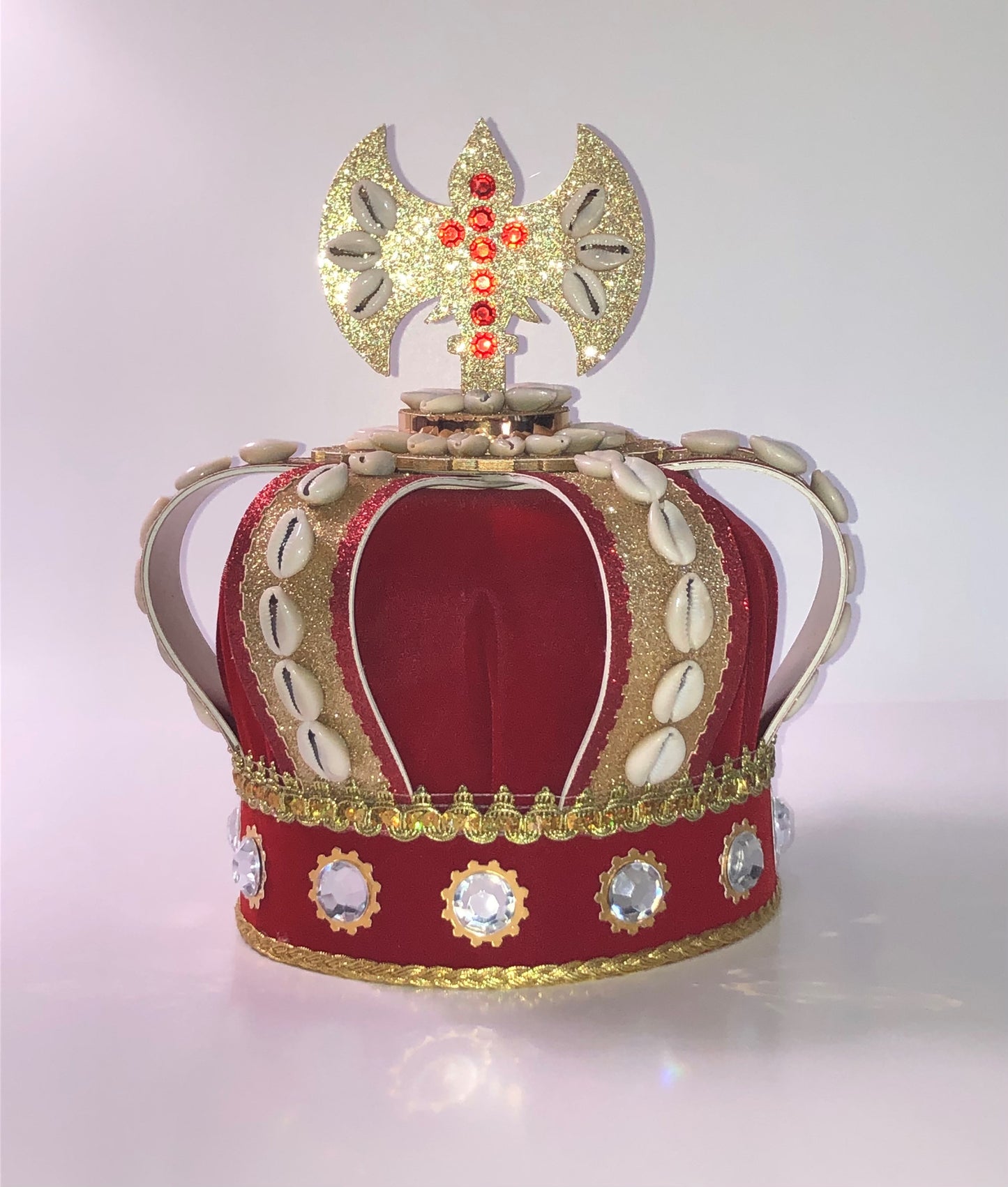 Shango Red and Gold Crown