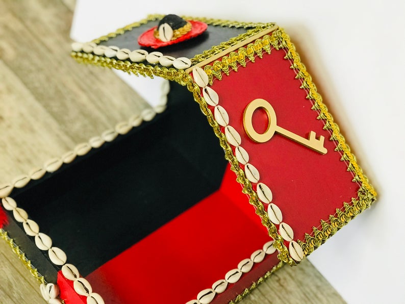 Black and Red Wooden House for Eleggua