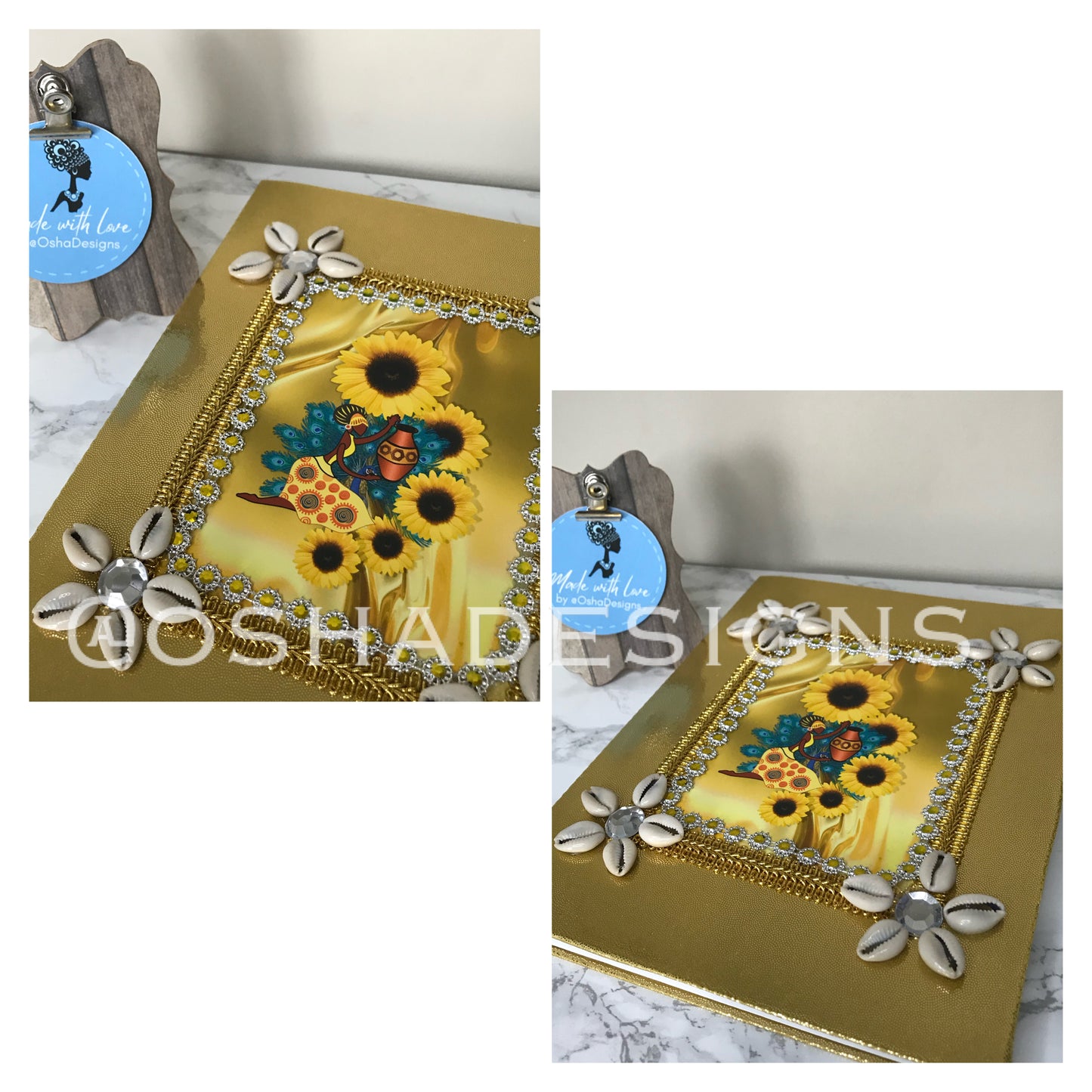 Decorated Notebook for Oshun