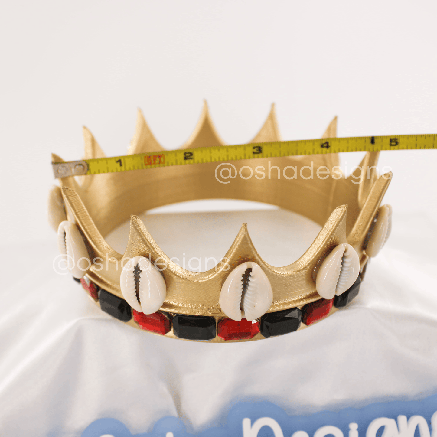 Gold Eleggua Crown 5 inches