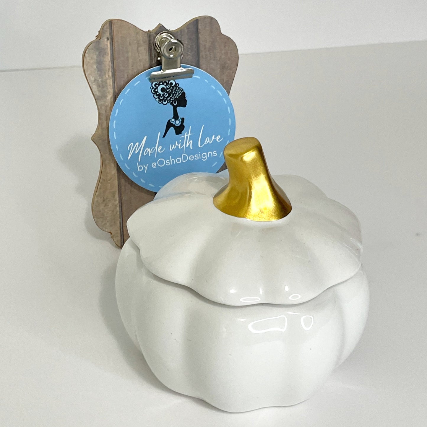 Oshun Inspired Pumpkin 100% Natural Soy Handmade Fragance Candle