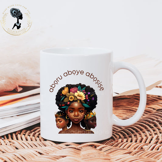 African Women Heritage Coffee Mug Santeria Orishas Yoruba Religion Lucumi Ifa