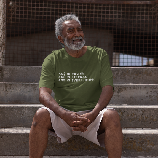 Ase Short Sleeve Men T-Shirt 100% Cotton