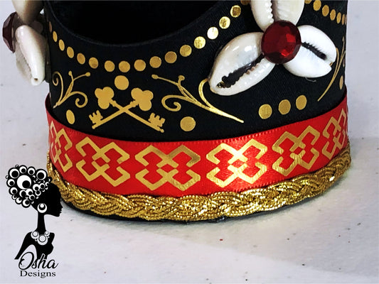 Black and Red Crown for Eleggua