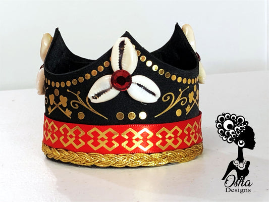 Black and Red Crown for Eleggua