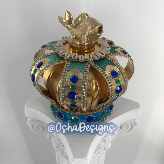 Gold and Blue Crown for Orisha Inle