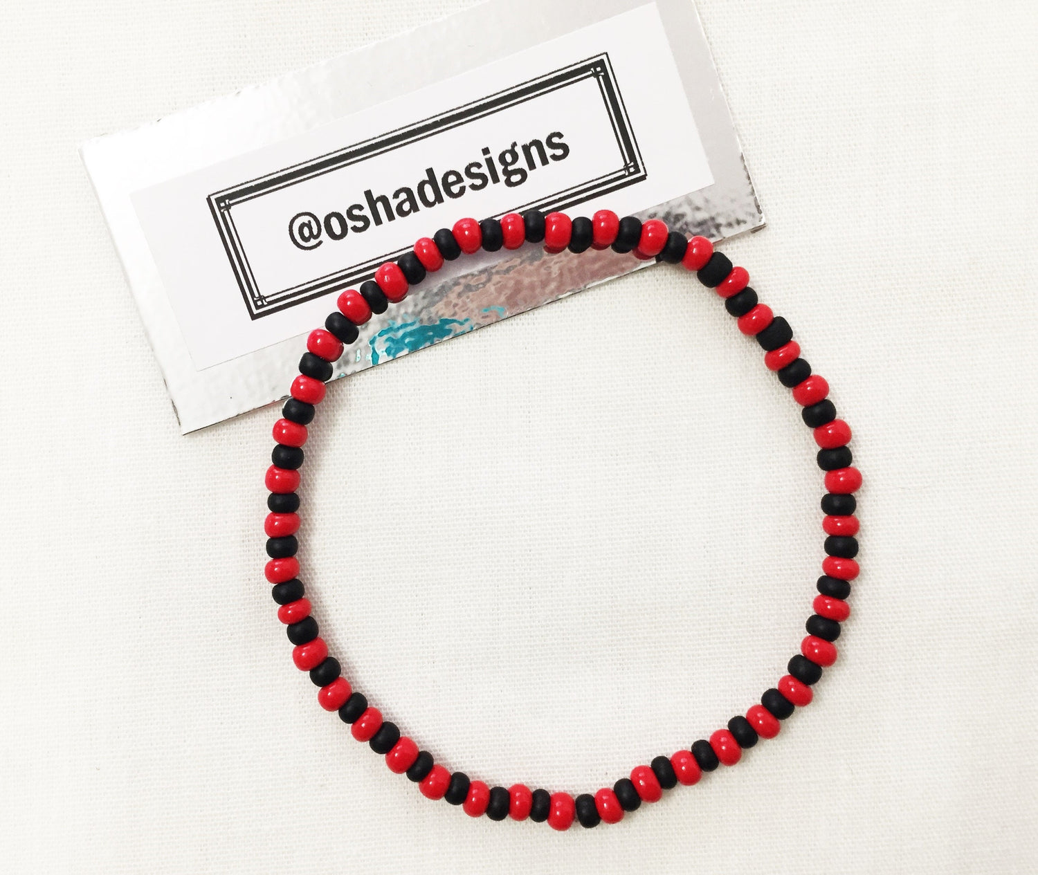 Red black green on sale bracelets