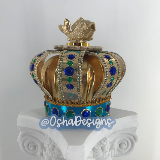 Gold and Blue Crown for Orisha Inle