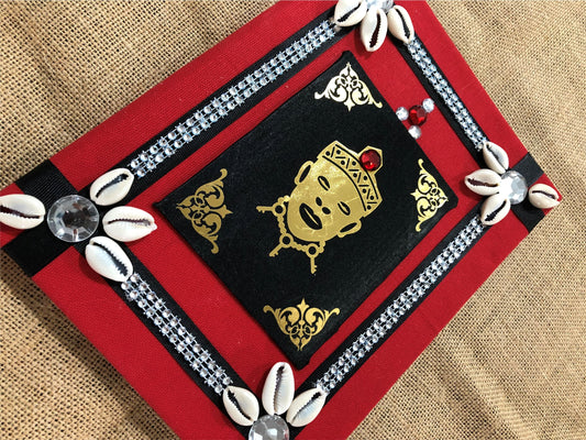Black and Red Decorated Notebook for Eleggua
