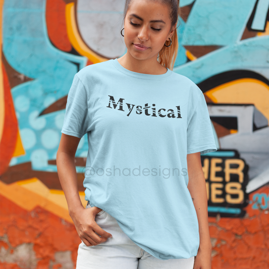 Mystical Unisex Short Sleeve  T-Shirt 100% Cotton