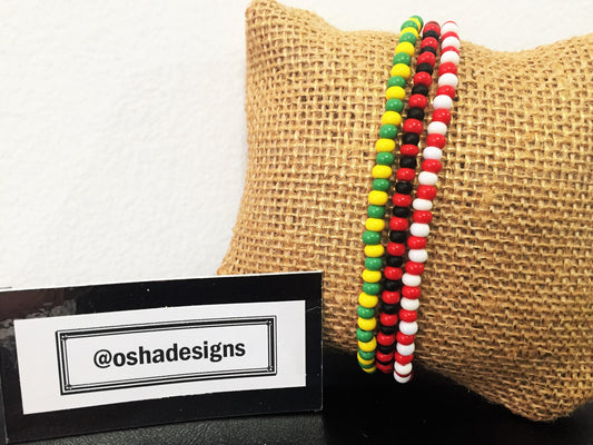 Orula Shango Eleggua Stretchy Beaded Bracelets