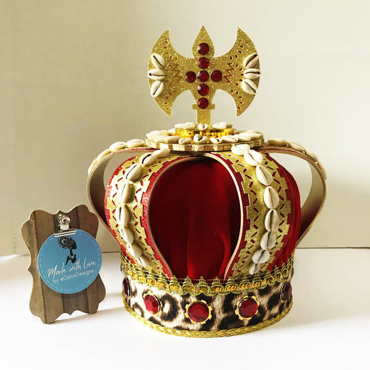 Shango Red and Gold Crown