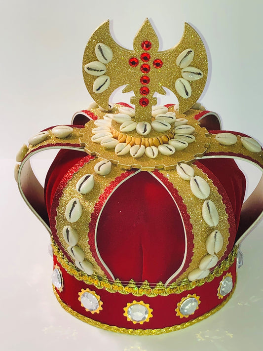 Shango Red and Gold Crown